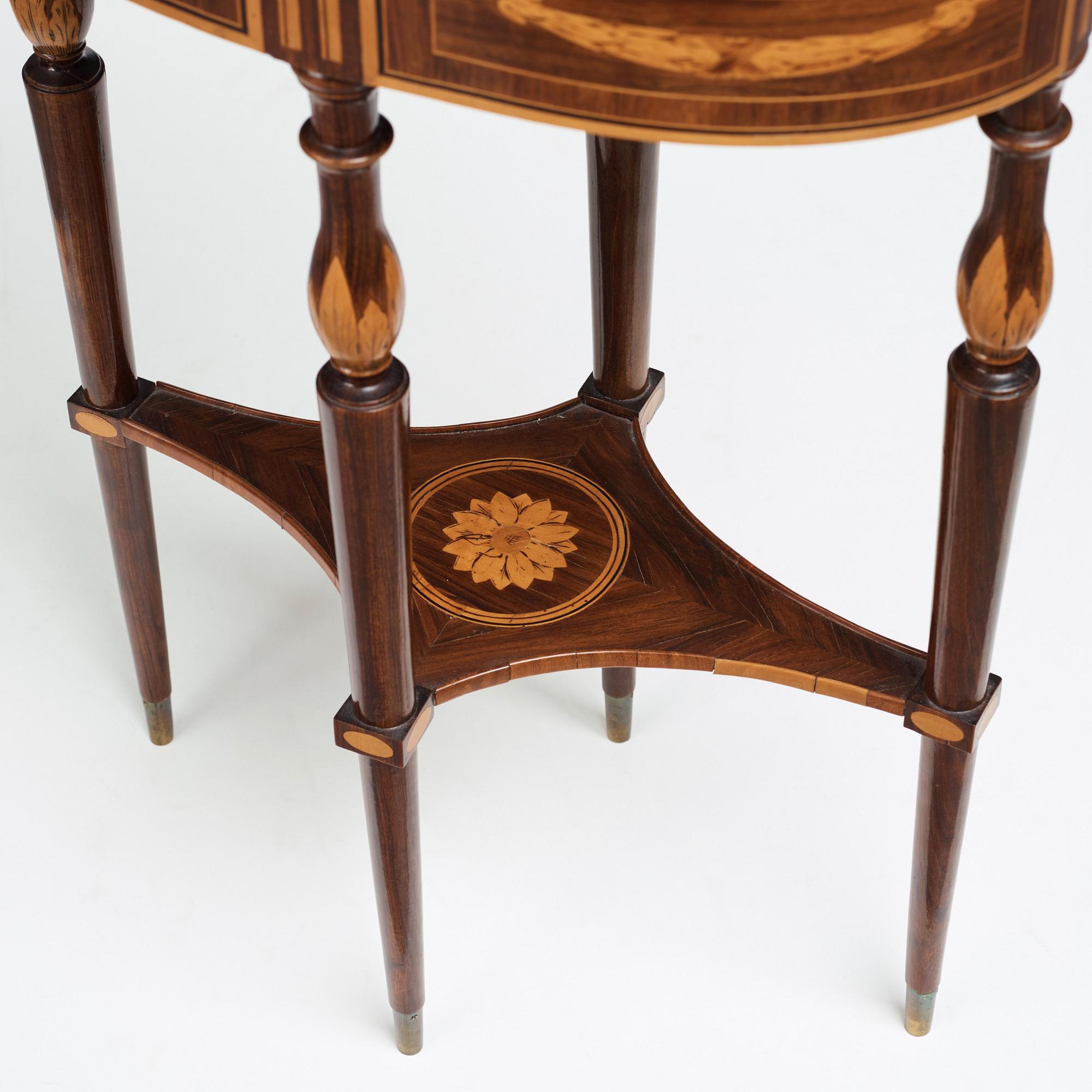 BORD, av Georg Haupt (mästare i Stockholm 1770-1784), ej signerat, Gustavianskt.