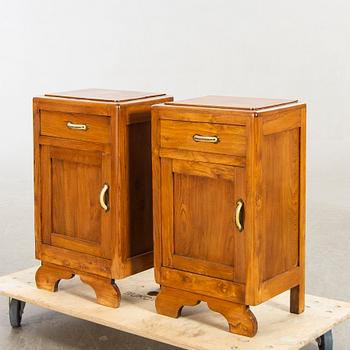 A piar of Art deco bedside tables first half of the 20th century.