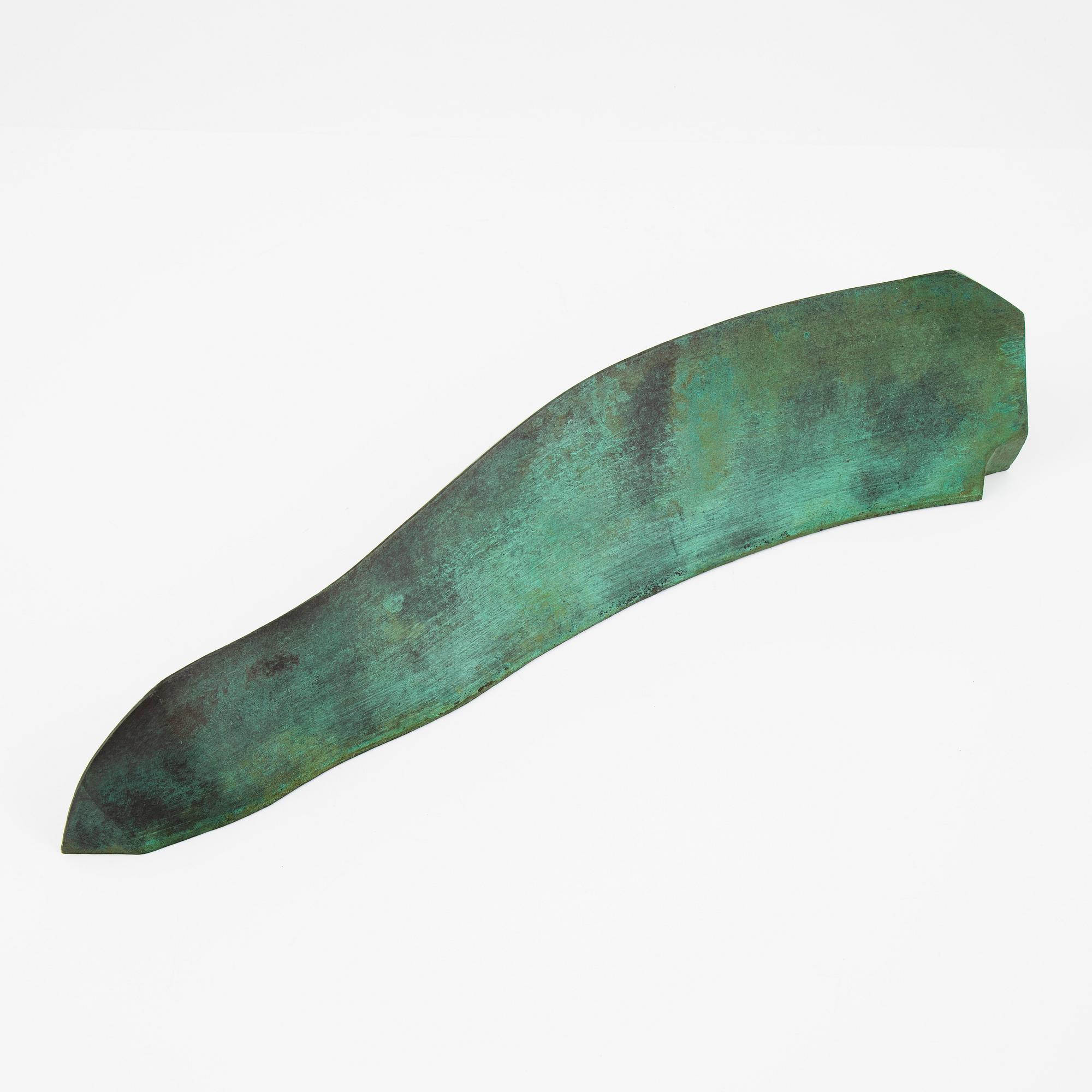 Björn Selder, sculpture, unsigned, bronze.
