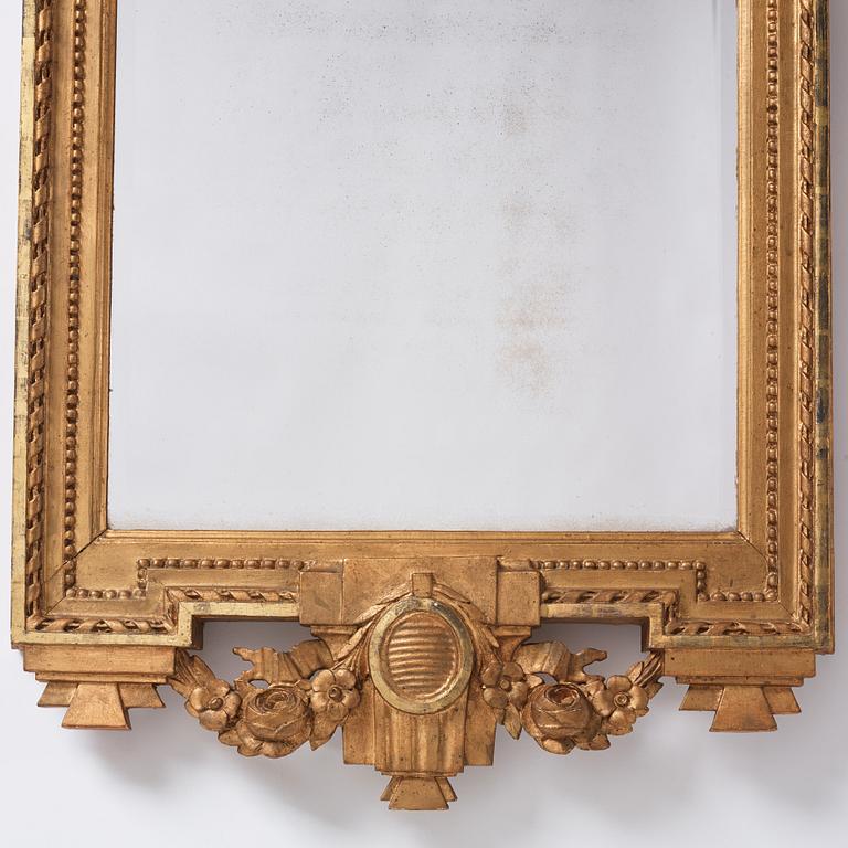 A Gustavian mirror by J Åkerblad and A Öberg.