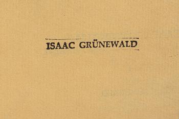 Isaac Grünewald, Sittande modell.