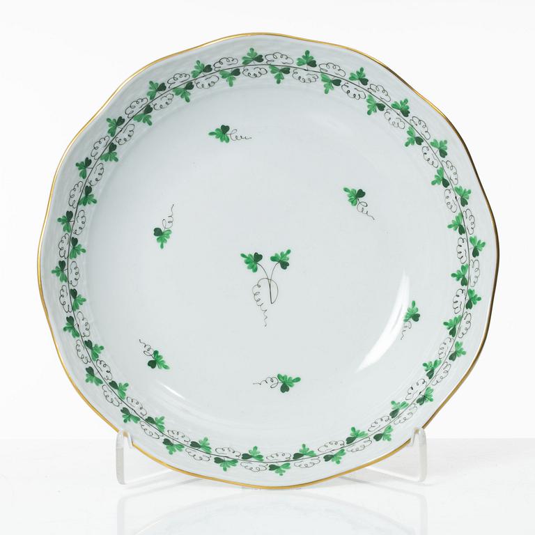 Matservis, 29 delar, "Parsley" och vas, porslin, Herend, Ungern.