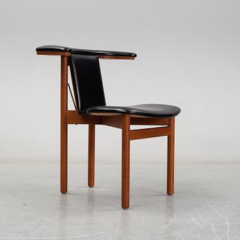 Hans Olsen, a 'King Fredrik VII' teak chair, Aerö Möbler, Denmark, designed in 1964.