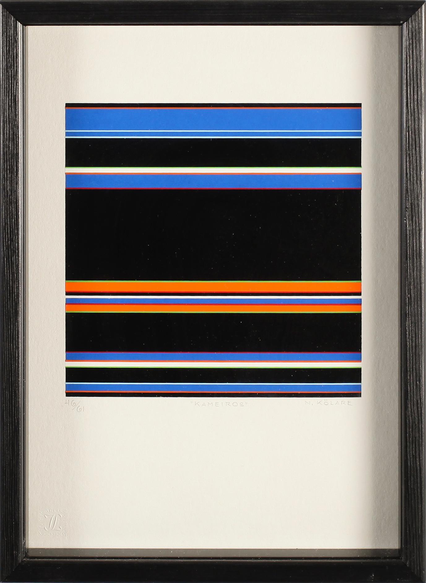 NILS KÖLARE, 6 serigrafier, Palladio-svit, signerade och numrerade 46/61.