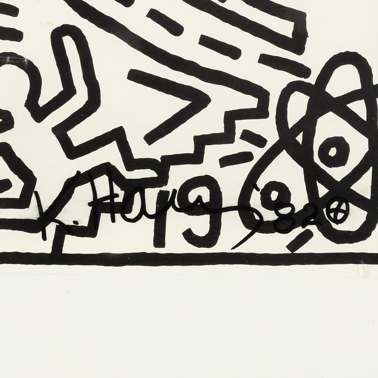 Keith Haring, "Anti-Nuclear Rally".