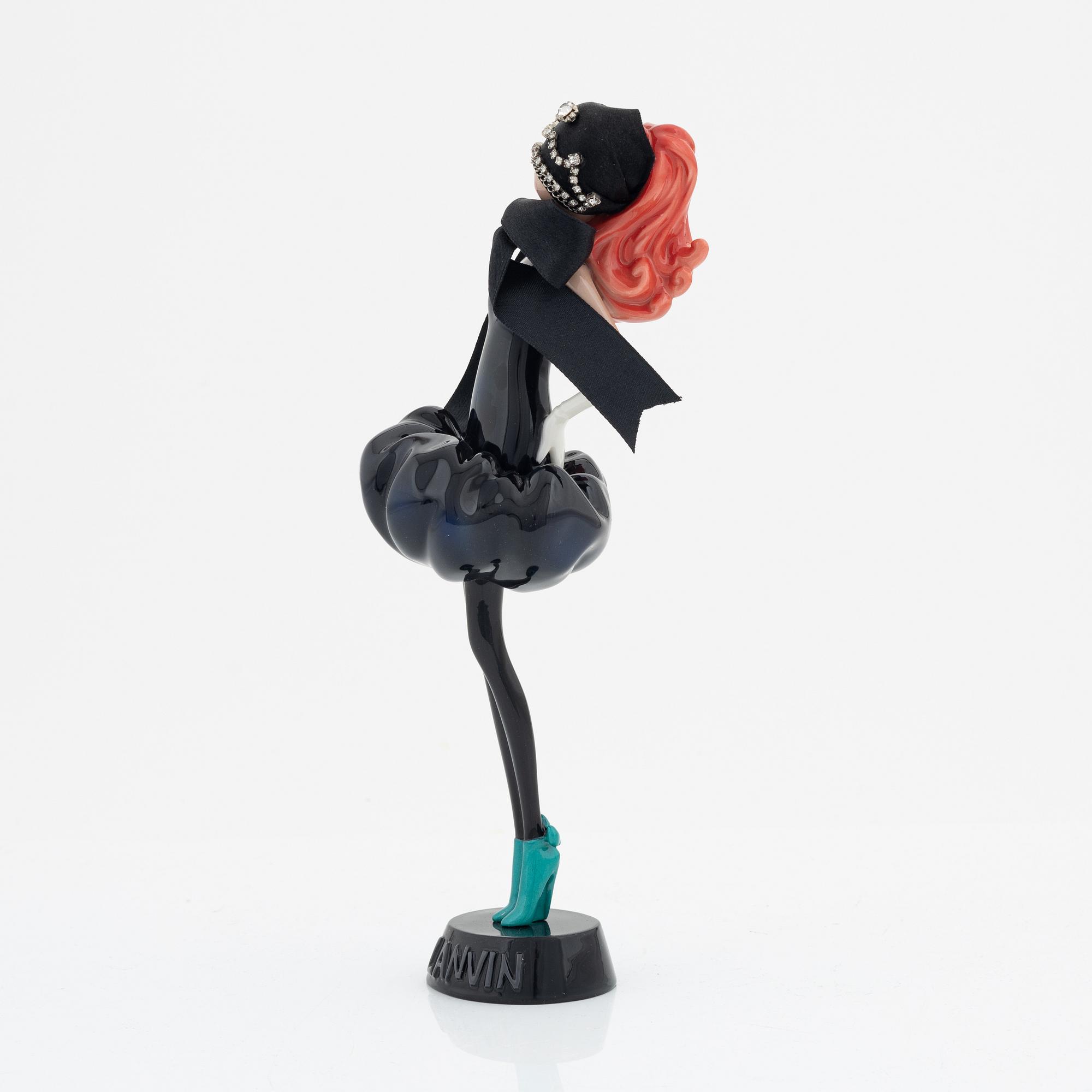Lanvin, a porcelain figurine, 'Miss Lanvin 2', Franz, Limited Edition No. 033/800, 2007.