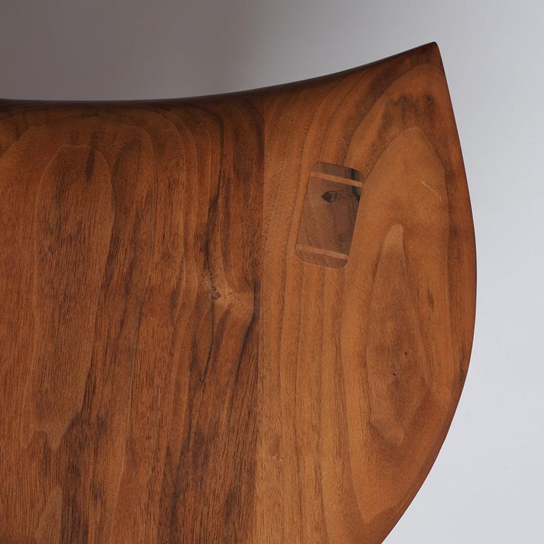 Morten Stenbæk, a "Whale Chair", No. 17, his own studio, Denmark, 2018.
