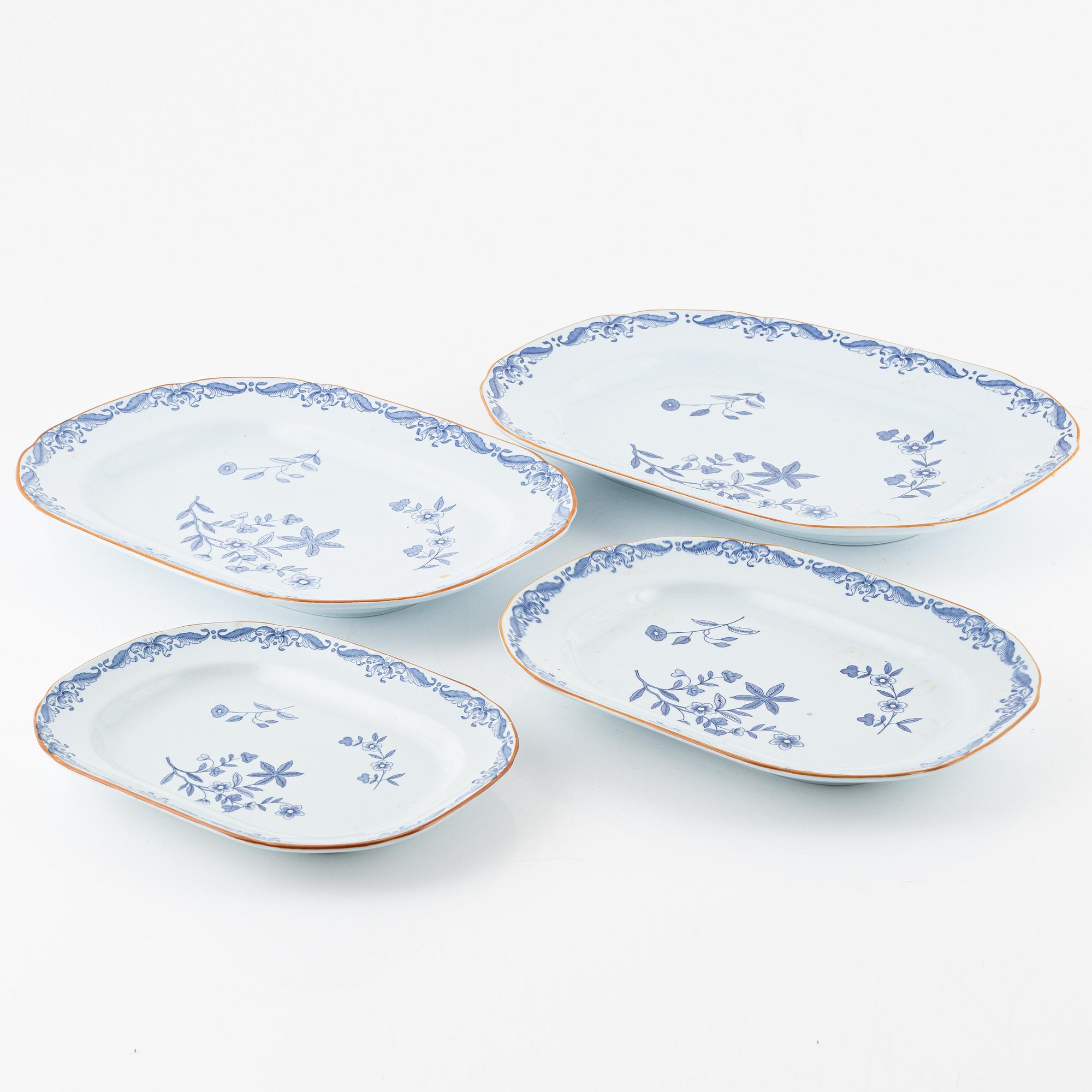 Servisdelar, 88 delar, "Ostindia", Rörstrand.