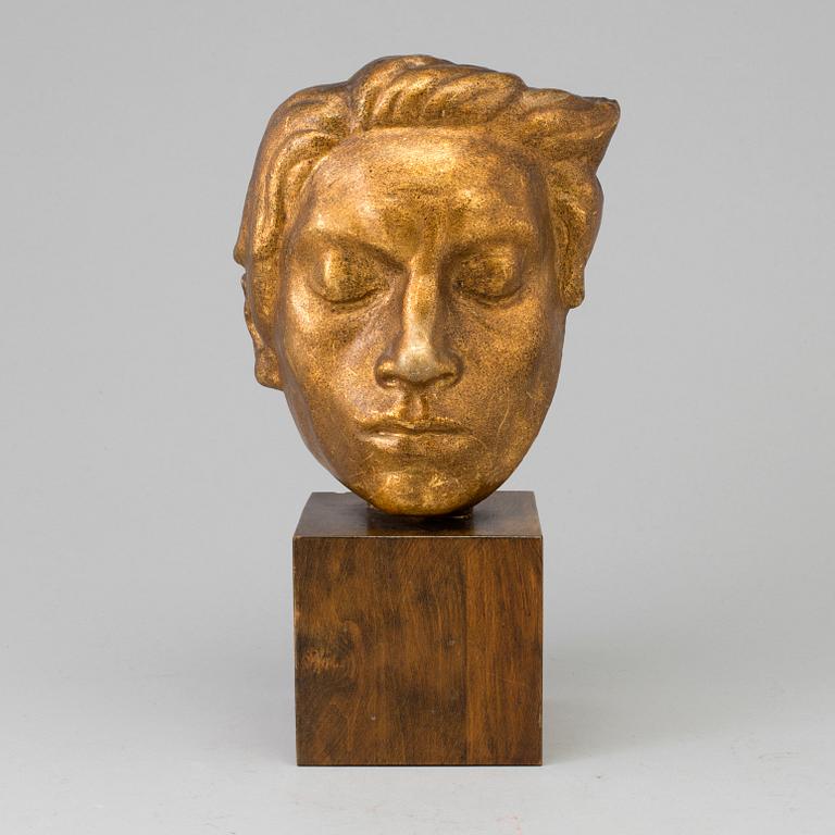 JOHN LUNDQVIST, Skulptur, gips, signerad.