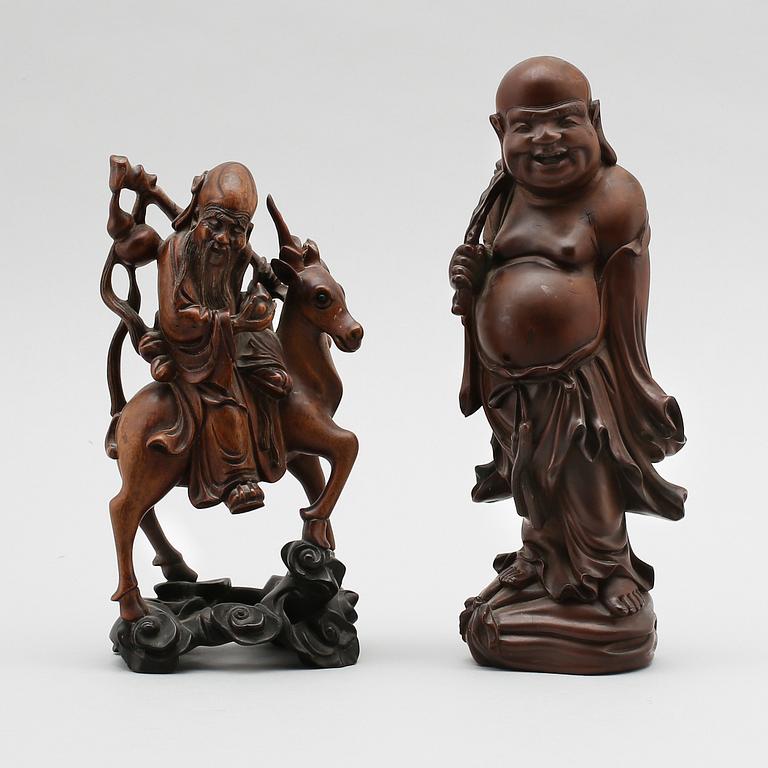 FIGURER, 2 st, Kina, tidigt 1900-tal.