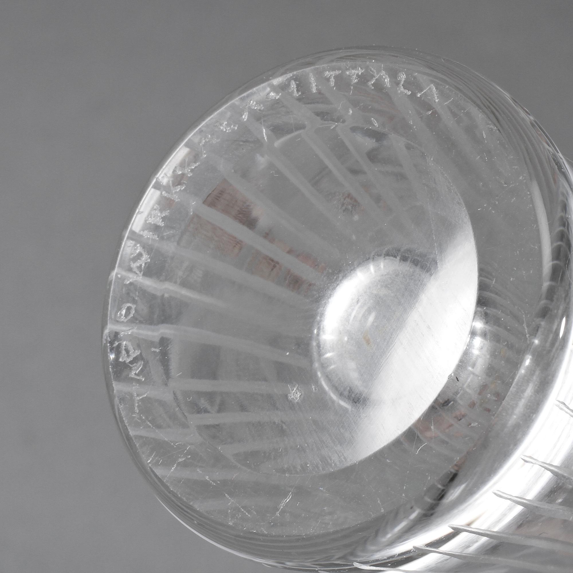 VAS, glas, Tapio Wirkkala, Iittala, signerad.