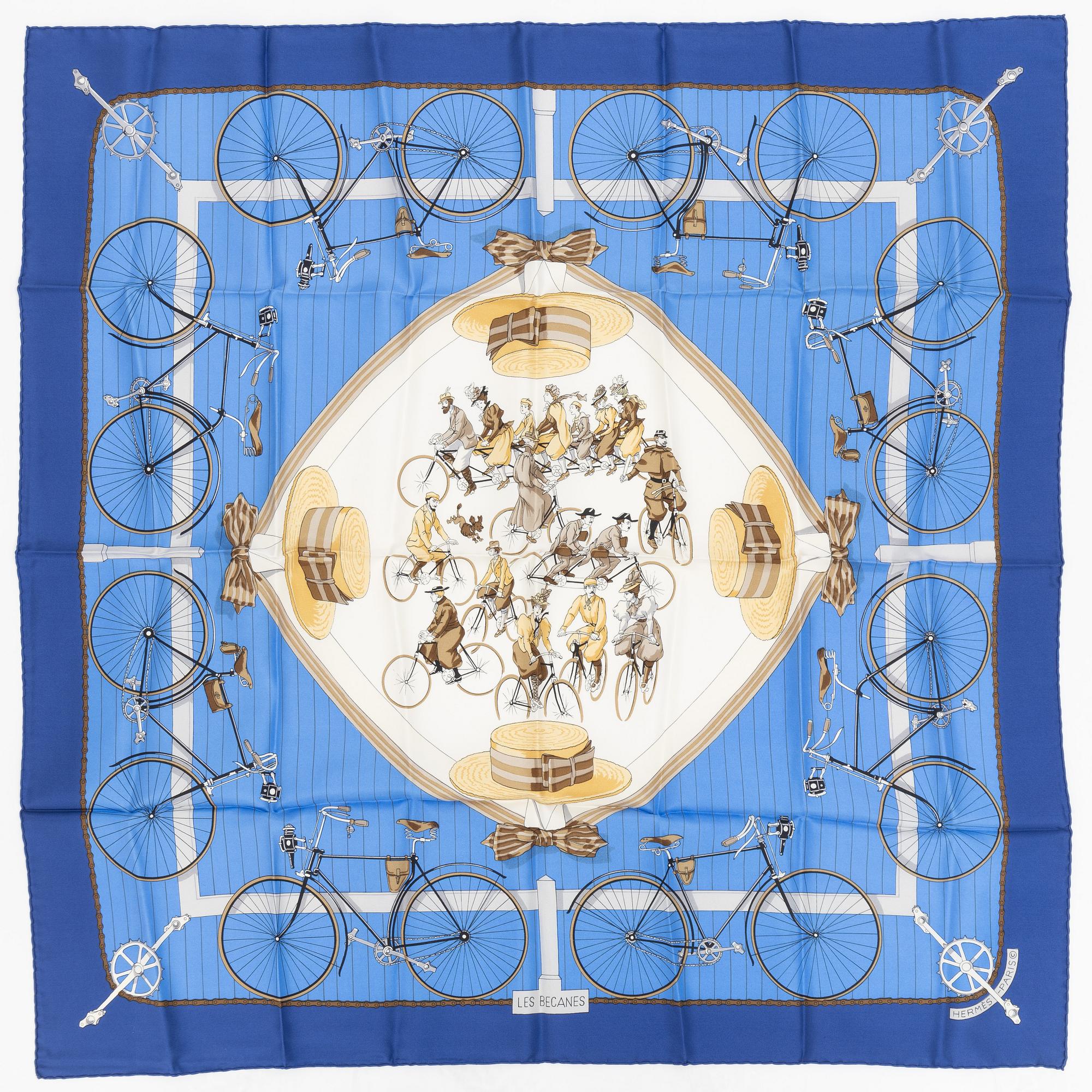 Hermès, scarf, "Les Bécanes".