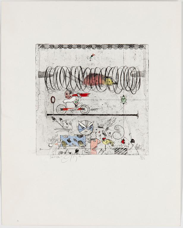 GRAFISKA SÄLLSKAPET, årsmappar, 6 st.