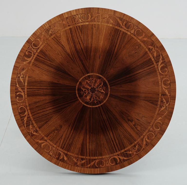A 'Swedish Grace'  table with stylized inlays.