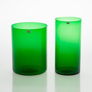 Kaj Franck, an 11-piece set of 1970s 'Purtilo' glass jars and pitchers, Arabia / Wärtsilä.