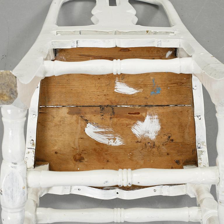 STOLAR, 4 st, allmoge, barock, 1700-tal.