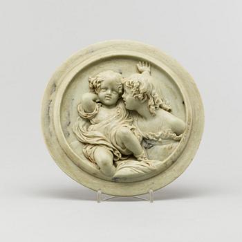 EDWARD WILLIAM WYON, efter, väggrelief.