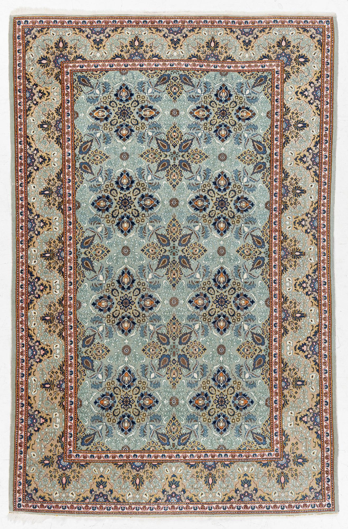 Matta, Keshan, ca 210 x 135 cm.