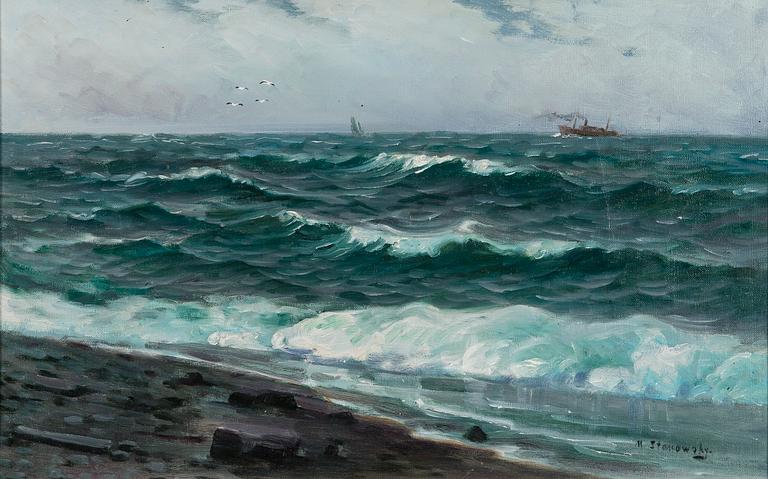 MIKAEL STANOWSKY, oil on canvas, signed.