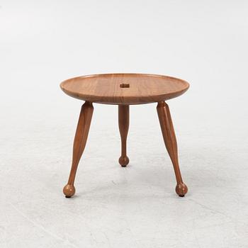 Josef Frank, a walnut 'Knappen' stool, model 2156, Svenskt Tenn, Sweden, post 1985.