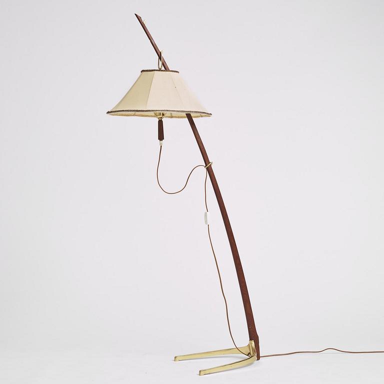 Golvlampa, J. T. Kalmar (1884-1968), modell 2076, 'Dornstab', Wien, Österrike, 1900-talets mitt.