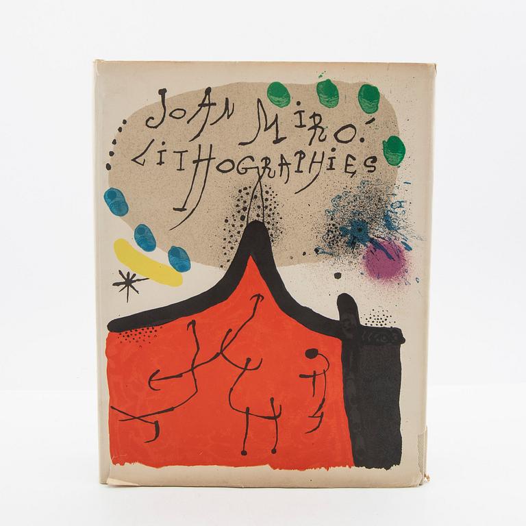 Joan Miró, bok med 11 färglitografier, "Joan Miró Lithographies", Volume I, Maeght, Paris, 1972.
