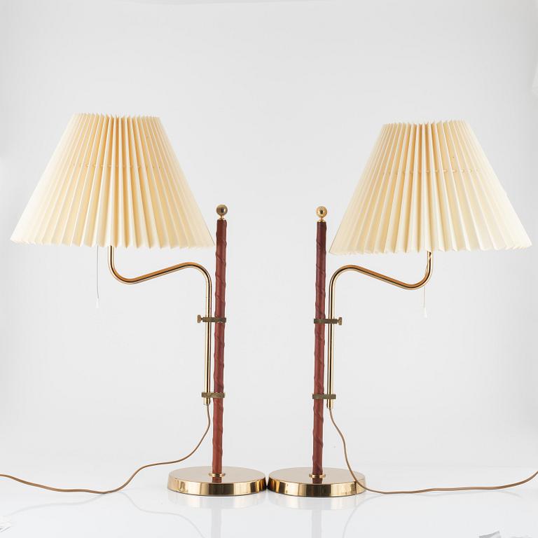 A pair of table lamps model  B-132, Bergboms, end of the 20th century.