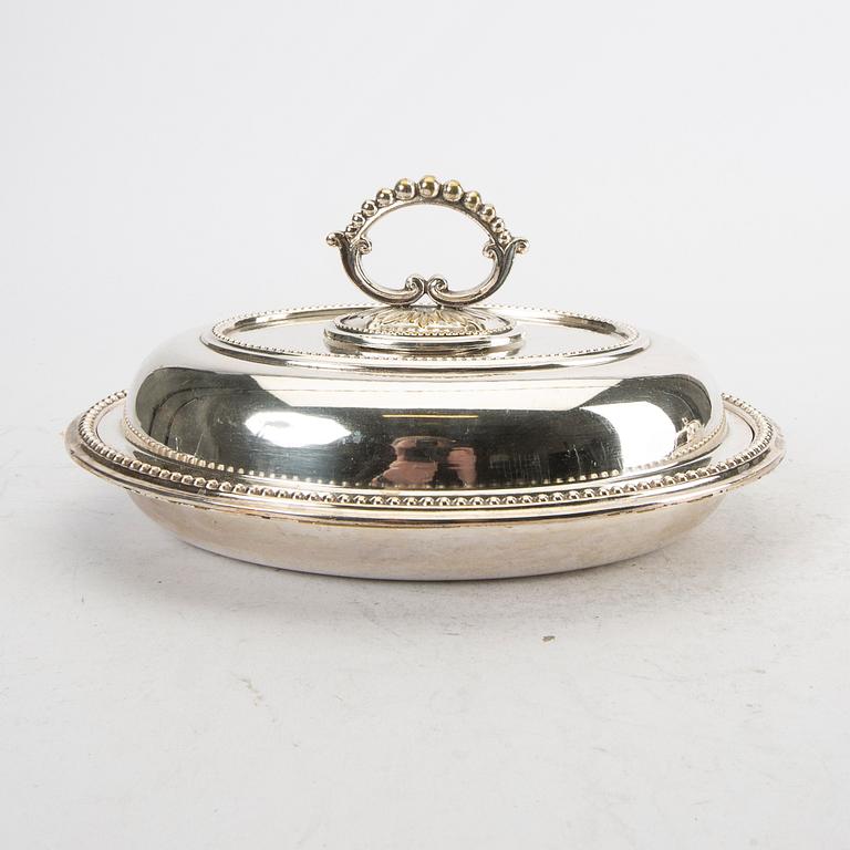 Karotter med lock samt burk med lock NS England 1900-tal.