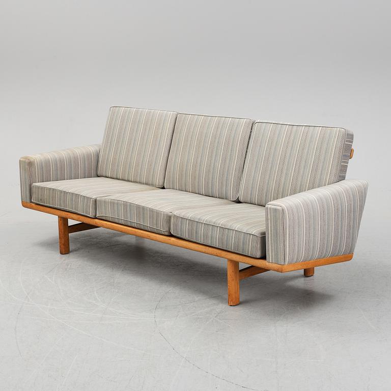 An oak sofa, model no "GE-236" by hans J Wegner, second half of 20th century.