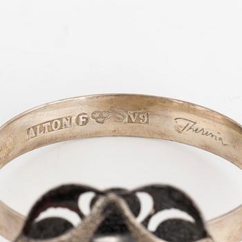 THERESIA HVORSLEV, armring, silver, Alton, Falkenberg, 1971.