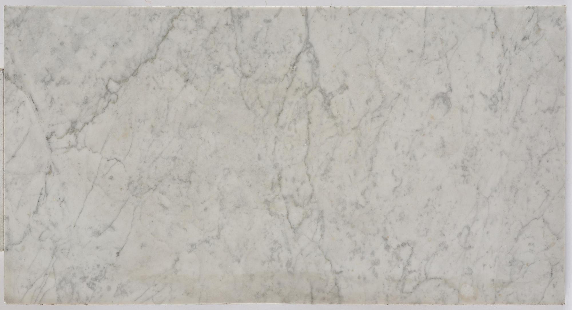 A Swedish Empire gilt wood and white marbel console table.