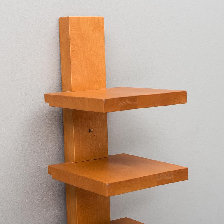 A stained birch 'Pilaster' bookcase by John Kandell, from Källemo.