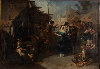 Spansk skola, 1800-tal, Flamencodansen.