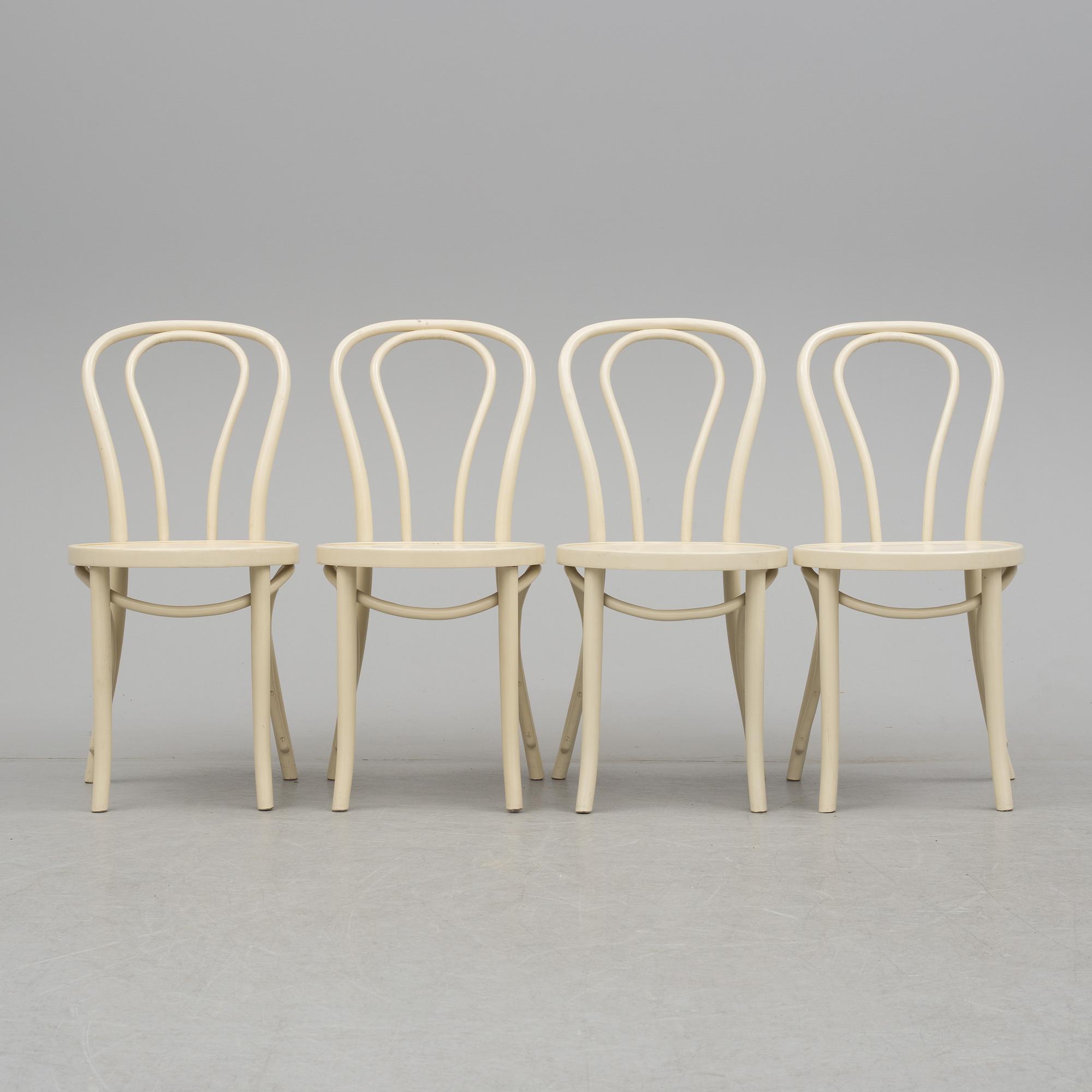 GILLIS LUNDGREN, stolar, 4 st, "Öglan", IKEA, 1970-/80-tal.