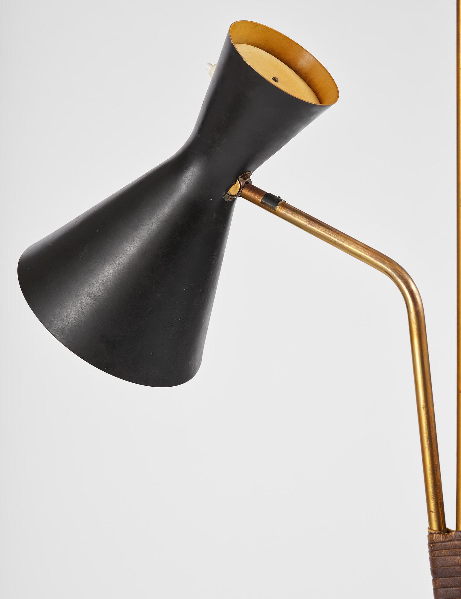 Asea, a Swedish Modern floor lamp model "E1781", Västerås, 1950s.
