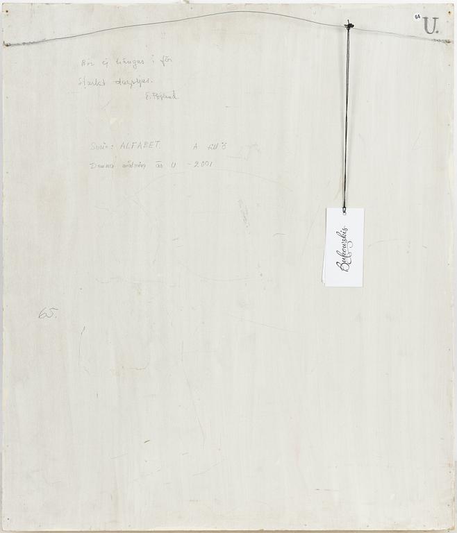 Erland Brand, "Alfabet"/"U".