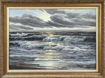 LOTHAR SCHLÜTER, olja på duk, sign.