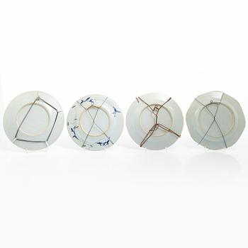 A group of eleven porcelain pieces, China, 18th-19th century.