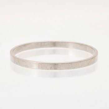 A silver bracelet by Wiwen Nilsson, Lund 1963.