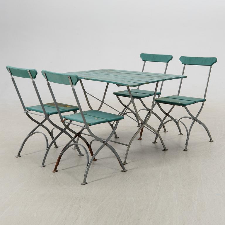 Garden group, 5 pieces, "The Brewery Series", Grythyttan, second half of the 20th century.