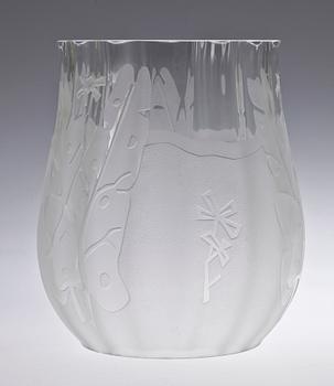 GLASKUPA, Glössner, 1900-tal sign. Glössner, AJ.-MER.