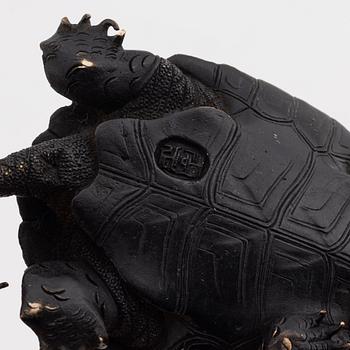 Figurin, brons, Japan, Meiji (1868-1912).