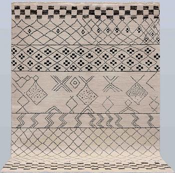 A Moroccan carpet, 227 x 158 cm.