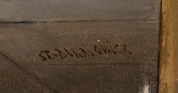 STEFAN W. BAKALOWICZ, oil on canvas, signed.