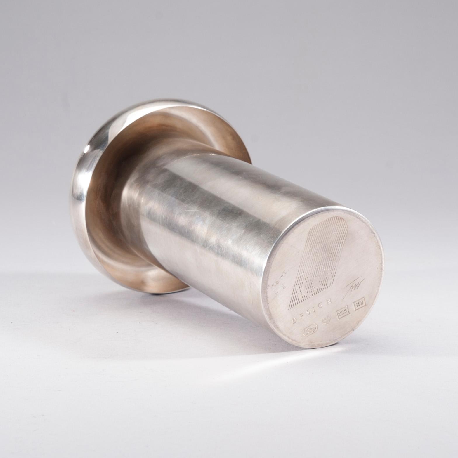 TAPIO WIRKKALA, "Kasvu" VAS, silver, signerad "TW", Kultakeskus 1990. Vikt 535 g.