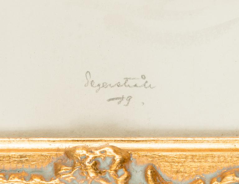 Lennart Segerstråle, akvarell, signerad och otydligt daterad.