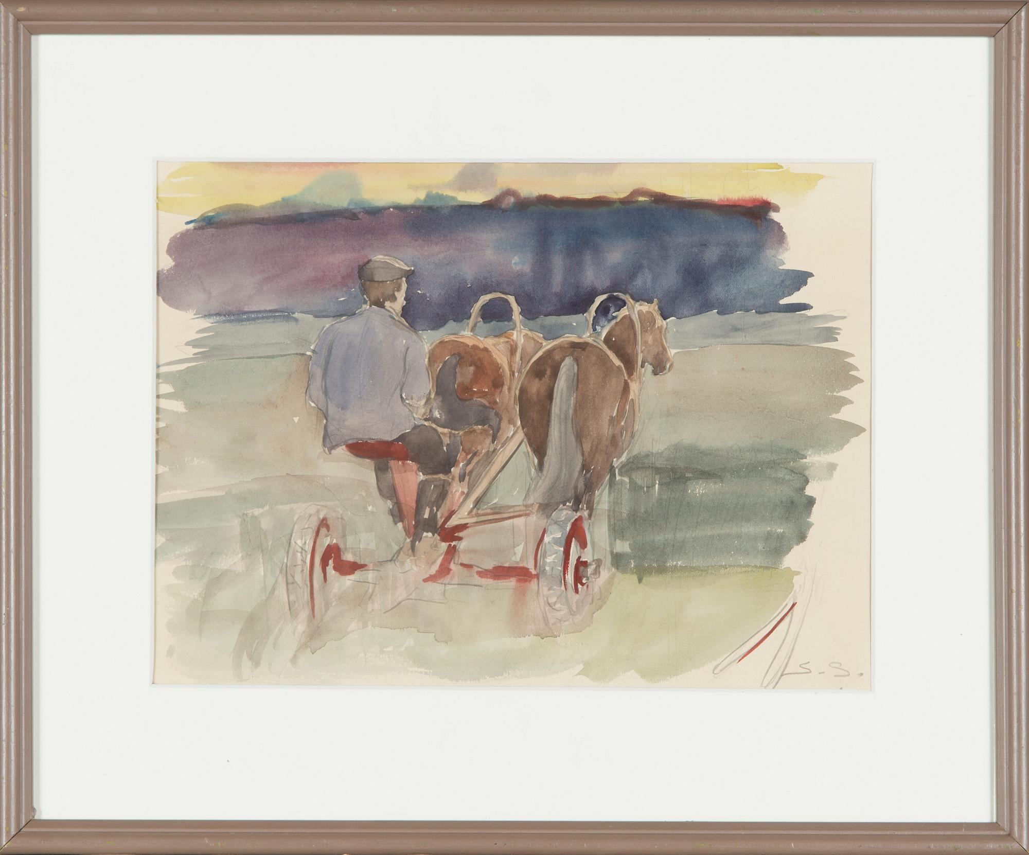 Santeri Salokivi, Man med Hästkärra.