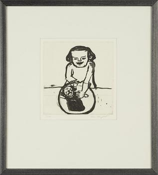 Lena Cronqvist, etching, signed Lena Cronqvist and numbered 13/60 in pencil.