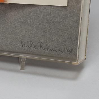 LENKE ROTHMAN, assemblage, signed and dated 1978.