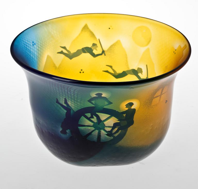 SKÅL, glas Bertil Vallien Kosta Boda.